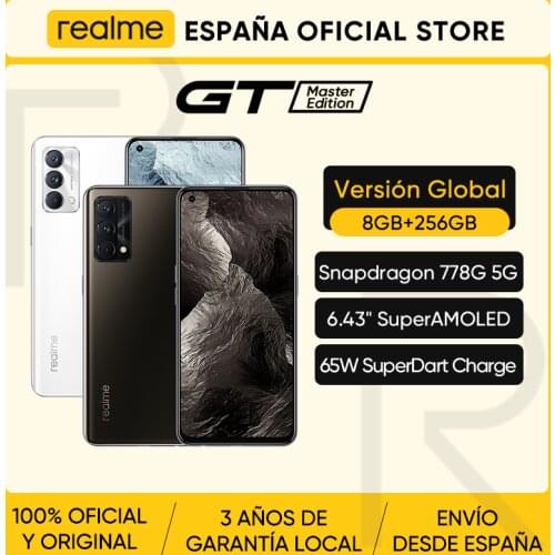 World Premiere- realme GT Master Edition Smartphone Snapdragon 778G Octa-core 128GB/256GB 6.43"120Hz Super AMOLED Super Dart 65W