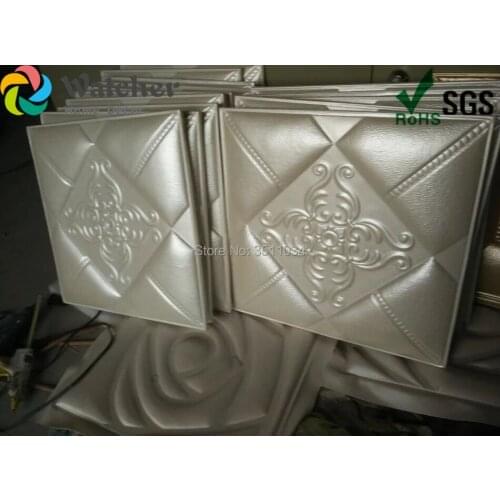 High quality 1box 8pcs Made in China 3D sofa wall panell 3D Decorative Wall Panel 3D leather wall panel for Interior decoration