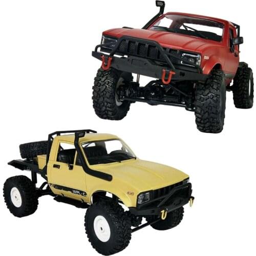 WPL C14 RC Truck 1:16 4WD Children 2.4G Off-Road Car Electric 15km/H RTR Mini Racing Car Toy Gifts For Kids Toys