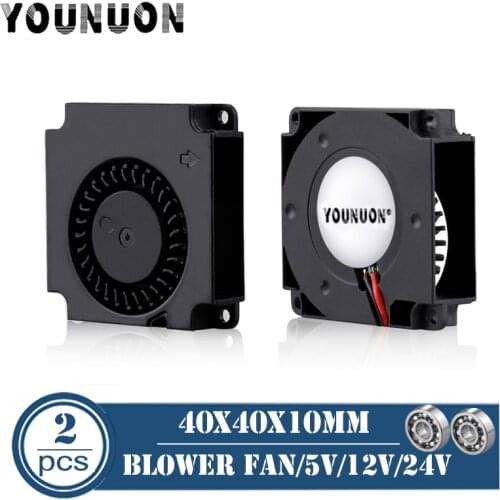3D Printer Parts DC 5V 12V 24V Blower Fan 40x40x10mm 40mm Turbo Blower Cooling Fans for 3D Printer PC Laptop