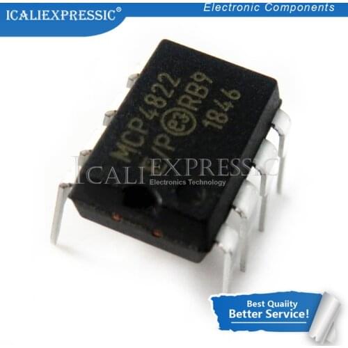 1PCS MCP4822-E/P MCP4822 DIP-8 new original In Stock