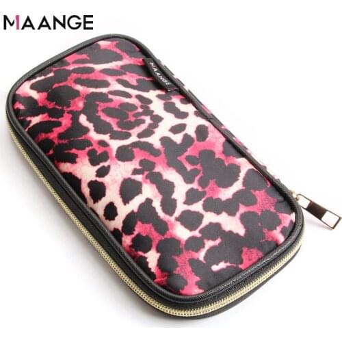 1Pcs PU Leather Travel Makeup Brushes Pen Holder Storage Empty Holder Cosmetic Brush Bag Brushes Organizer Make Up Tools