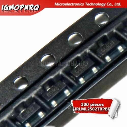 100pcs IRLML2502TRPBF IRLML2502 IRLML2502TR SOT23 MOSFET new original