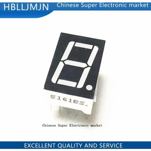 20PCS Common Anode 1Bit Digital Tube 7 segment 0.56" Red LED Display