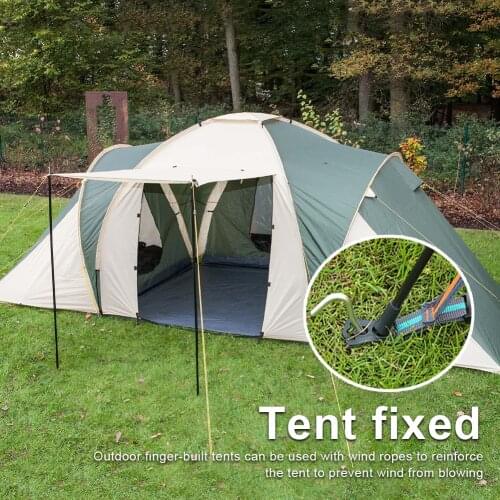 1/10 Pcs 18cm Tent Stakes Aluminum Round Tent Stake Pegs Solid Garden Stake Metal Hook for Camping Tents Canopies