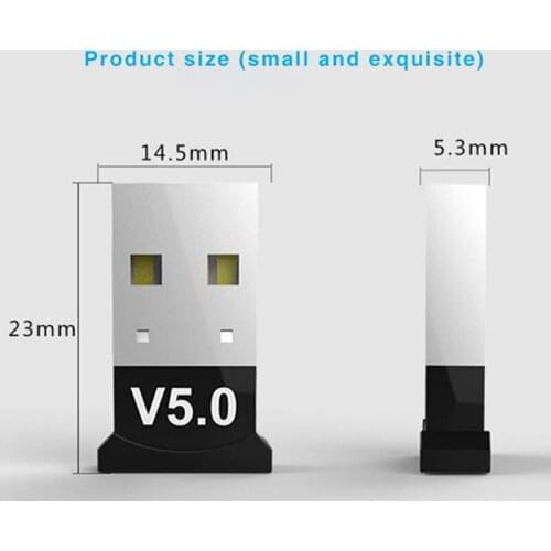 USB bluetooth 5.0 Wireless Dongle Adapter Adapter 5.0 Real PC Receiver Stereo Practical Use
