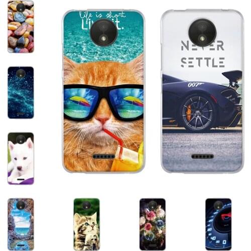 Coque For Motorola Moto C Plus Case Coque Silicone For Motorola C Plus XT1723 XT1724 Printing Fundas For Moto C Plus Bumper