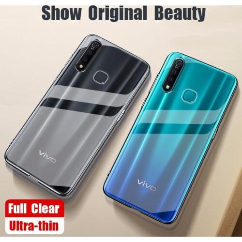 Transparent Mobile Phone Cover Case for VIVO Z5X VIVOZ5X Z5 X Silicone Back TPU Soft Clear Ultrathin Original Armor Fundas Coque
