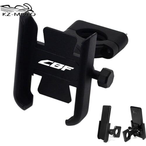 For Honda CBF500 CBF600 CBF1000 CBF 500 600 1000 LOGO Motorcycle CNC Aluminum Mobile Phone GPS Holder Handlebar Stand Bracket