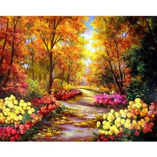 Mangrove Flowers Paintings By Numbers DIY Pictures Oil Coloring By Numbers Set Gift Drawing By Numbers Canvas Decor New Arrivals