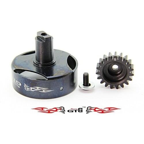 GTB RACING CNC MACHINED clutch housing +19t gear for losi 5ive t KM X2 ROVAN LT