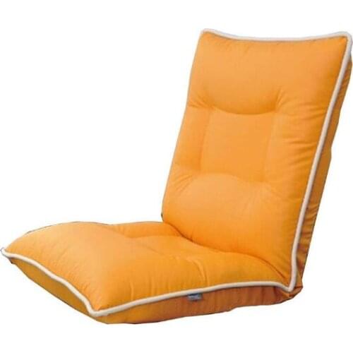 Leather Chair Modern Floor Chaise Living Room Furniture Comfy Lounge Recliner Modern Fashion Leisure Tatami Floor Lounge Chair