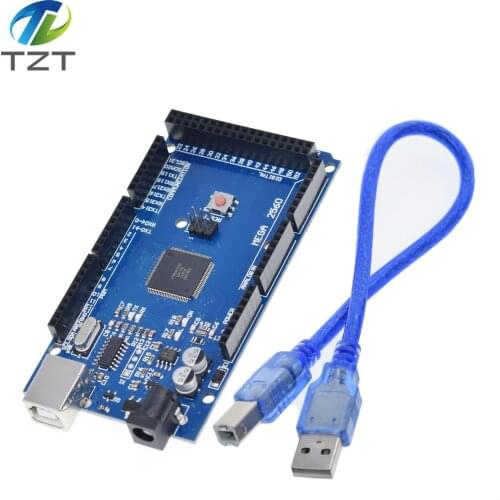 Mega2560 R3 ATmega2560-16AU (1pcs Board +1pcs USB Cable) Mega2560 REV3 for Arduino Compatible no logo