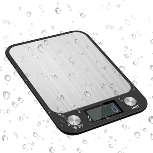 Multi-function Digital Kitchen Scale 22lb 10kg Stainless Steel Large Gram Scale for Cooking Baking Household Electronic Scale