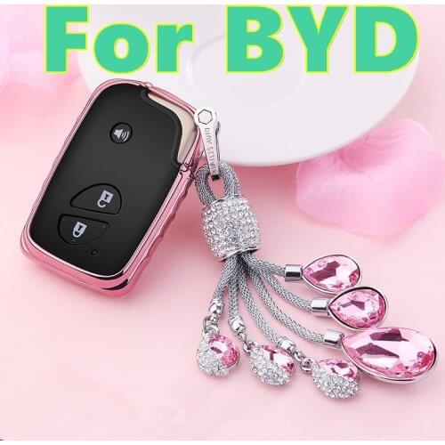 For BYD S7 L3 F30 S6 dm G6 max 2018 Car key set colorful multi-color key bag key shell pendant gift car decoration accessories