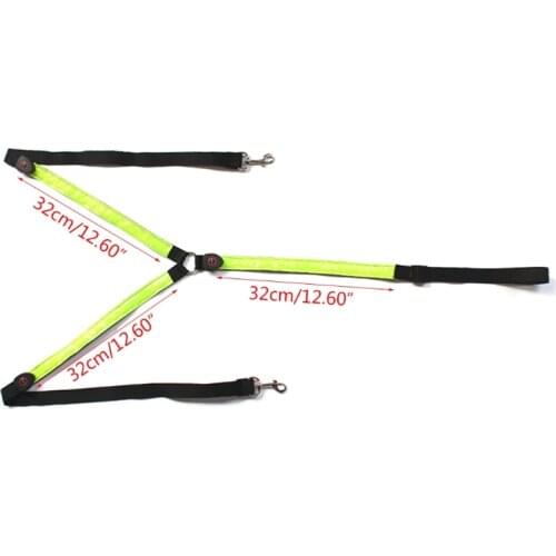 Horse Webbing Harness Collar Breastplate Safe Riding Equipment Adjustable Night Visible LED Light Chest Belt Dropship