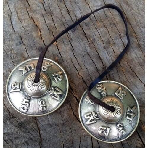 HAND MADE SPIRITUAL TIBETAN TINGSHA TIMSHA BELLS MEDITIATION BUDDIST CYMBALS