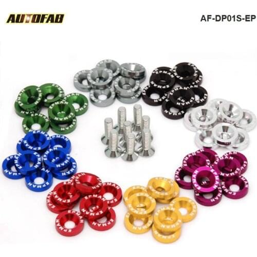 Fender Washers Bumper Washer Lisence Plate Bolts Kits for Honda Civic EK EP AP DC2 DC5 AF-DP01S-EP