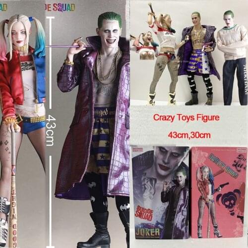 Crazy Toys Figure Joker Quinn Action Figure Team Of Prototyping Model Toy 1/6 1/4