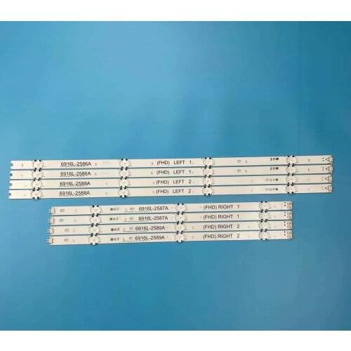 LED backlight strip bar for LG 49LW540S 49LH630V LC490DUE (FJ)(M1) 49LH604V 6916L-2586A 2587A 2588A 2589A 49 V16 ART3