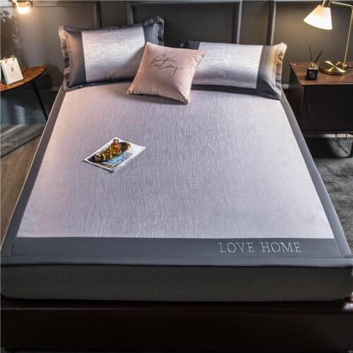 Thicker Bandage Non-Slip Summer Bed Mat Mattress Kit Brings Cool Sleep in the Bedroom for the Family