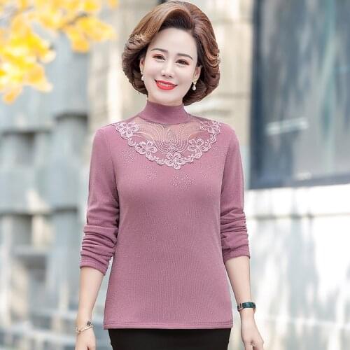 Autumn Women Solid Slim Long Sleeve T-Shirts 2021 Basic Clothing Tee Shirts Femme Pink Black Warm Velvet Turtleneck Top 5XL