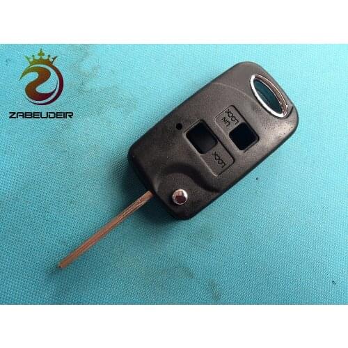 1Pcs Of New Replacement Key Shell Blade For Lexus IS200 LS400 RX300 GS300 Conversion Flip Remote Car Fob Case 2 Buttons No Logo