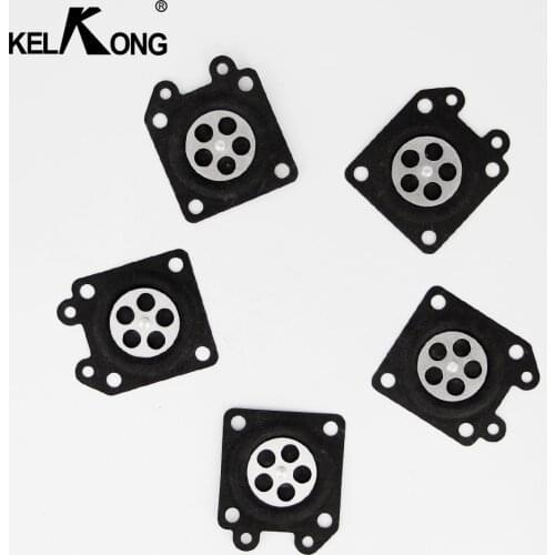 5pcs/lot Metering Diaphragm Assembly WALBRO Carburetor Zenoah 2500 3800 4500 Chainsaw Repair Parts Metering Diaphragm Gaskets