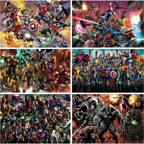 5D DIY Diamond Painting Disney Marvel Hero Series Brand New Inlaid Square/Round Diamond Mosaic Brand Decorative Painting