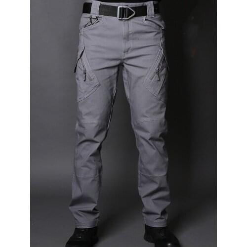 Military Tactical Pants Outdoor Hiking Water Resistant Wearproof Cargo Pant Mens Multi Pocket Overalls Army Fan Training Trouser