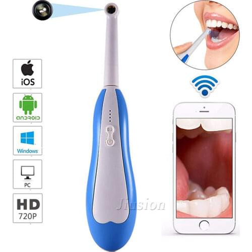 Wireless Wifi Intraoral Endoscope Camera HD Inspection Mini Flexible Medical Borescope USB Micro Cam Waterproof Dental Tools