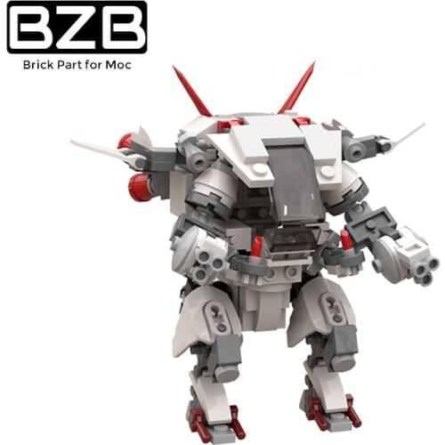 BZB MOC 83227 Creative Novel Game White Rabbit Robot Building Block Model Kids Boys DIY Puzzle Game Toys Best Gifts