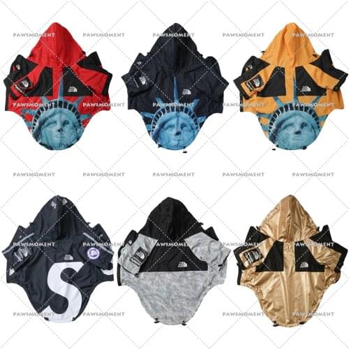 Designer Pet Dog Clothes for Small Medium Large Dogs Clothing Windbreaker French Bulldog Hoodies for Yorkies Dog Accessories