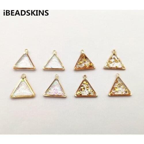 New arrival! 18x17mm 50pcs triangle-shape Charm for Hand made Earring parts,Jewelry Accessories,Findings&Components