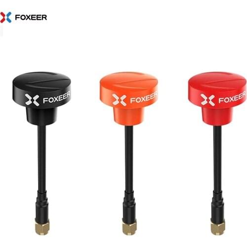 Foxeer Pagoda Pro 5.8GHz 2dBi RHCP FPV Antenna 86mm SMA/RP-SMA Black/Red/Orange - Red SMA