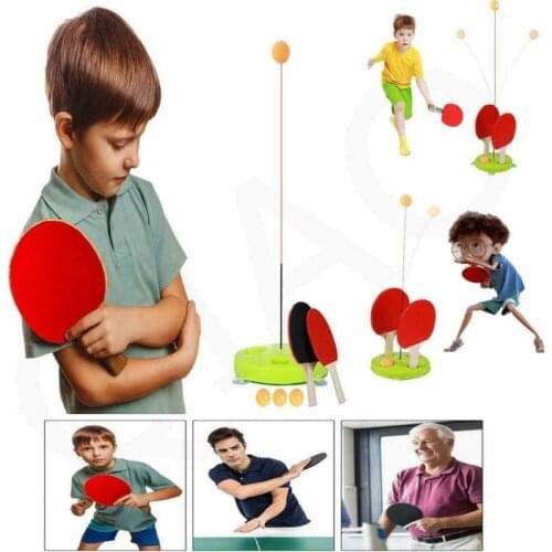 Portable Table Tennis Trainer Table Tennis Soft Shaft Training Machine Elasticity Kid Adult Ping Pong Practice Trainer