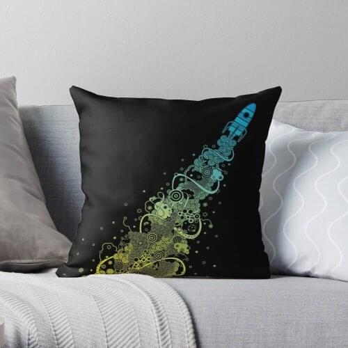 A Trip into Space Throw Pillow Cushion Cover Polyester throw pillows case on sofa home living room car seat decor 45x45cm