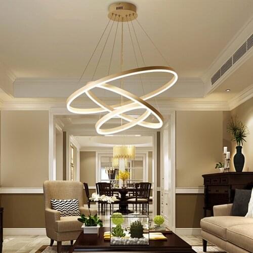 ANN chandelier post modern minimalist living room round dining room bedroom den office lamp lamparas de techo colgante moderna