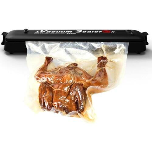 Vacuum Sealer Packaging Machine 110V Household Food Vacuum Sealer Film Sealer Vacuum Packer Including 10/15Pcs Bags