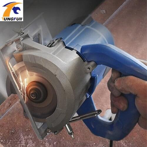 High Power Slotting Cutting Machine Home Stone Woodtile Wall Slot Cutting Multi-function Circular Saw Machine