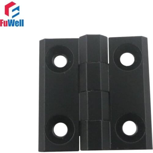 4pcs Corner Hinges Door Butt Zinc Alloy Heavy Duty Door Hinge 40x40mm Furniture Folding Hinges for Kitchen Cabinets