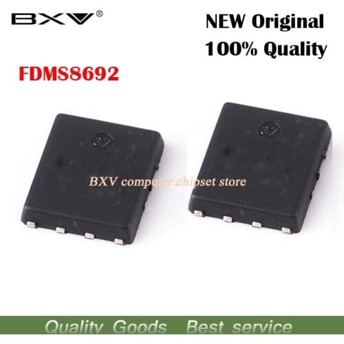 5pcs/lot FDMS8692 FDMS 8692 QFN-8 Dual N-Channel PowerTrench new original free shipping laptop chip