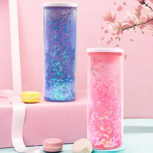 Pencil Case Creative Whiteboard With Solar Calculator Magnetic Switch Kawaii Cartoon Pen Box School Writing Case Accessories