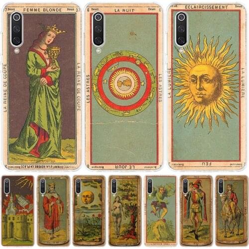 Tarot Cards Reading Phone Case For Xiaomi Mi Note 10 11 9 8 10T 9T CC9 A1 A2 A3 Poco F1 X3 F2 Pro Lite 5X 6X Cover Coque