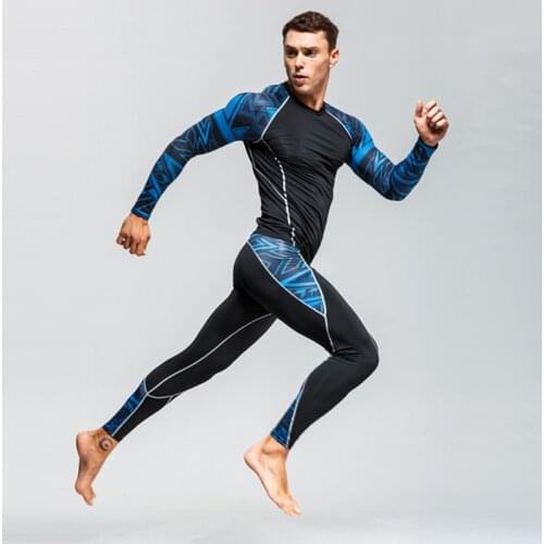 Mens Long Underwear Thermal Underwear Men Workout Clothes Sports Compression Underwear Running Clothes Rash Guard Men MMA