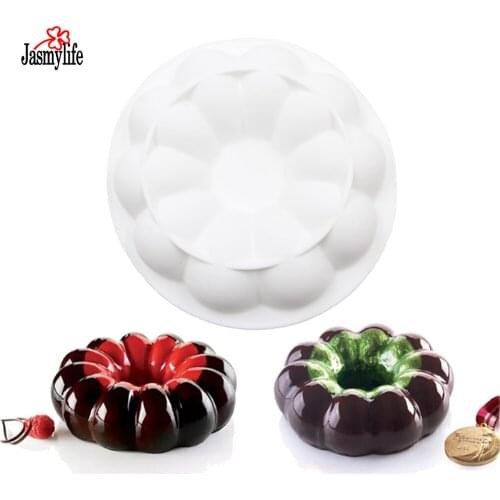 Pumpkin Cake Mold Baking Dessert Diamond Pastry Mousse Silicone Mould Art Chocolate Pan Silikonowe Moule Sponge