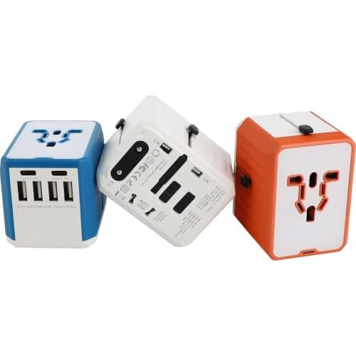 FRON International Universal Dual USB Plug Socket Converter Multi-function Portable Travel Charger Power Adapter US UK EU AU