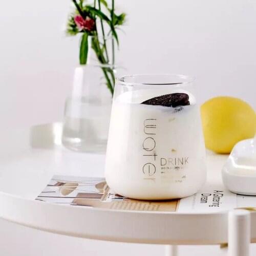 HOMIE Coffee Mugs glass cup Mugs Drinking Insulation Double Wall Transparent simple Glass Tea Cup Creative Gift Drinkware Milk