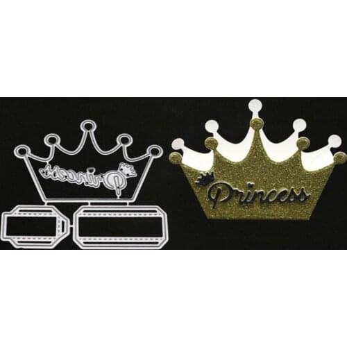 Crown Metal Cutting Dies Stencil DIY Scrapbooking Album Stamp Paper Card Embossing Craft Decor Drop ship