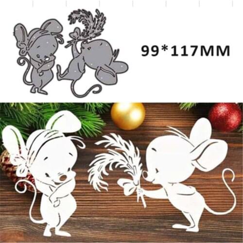 Mouse Metal Cutting Dies for Scrapbooking New 2021 Mold Cut Stencil Handmade Tools DIY Card Make Mould Model Craft Decoration